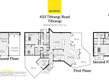Floor Plan- 433 Titirangi Rd