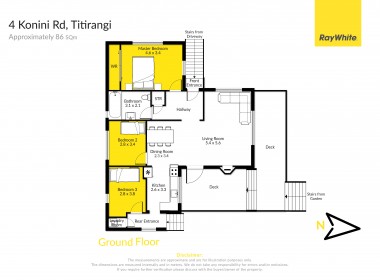 Floor Plan- 4 Konini Rd, Titirangi