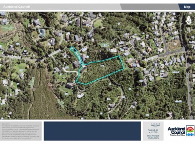 Aerial map Auckland Council